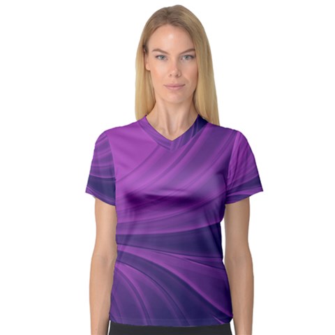 Colors Women s V-neck Sport Mesh Tee by ValentinaDesign