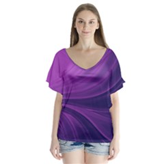 Colors Flutter Sleeve Top by ValentinaDesign