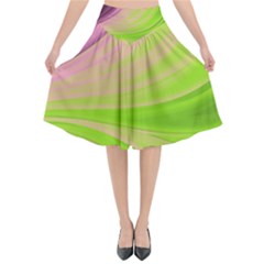 Colors Flared Midi Skirt