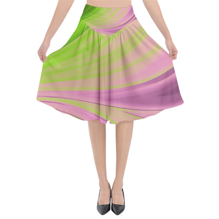 Colors Flared Midi Skirt