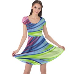 Colors Cap Sleeve Dresses by ValentinaDesign