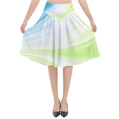 Colors Flared Midi Skirt