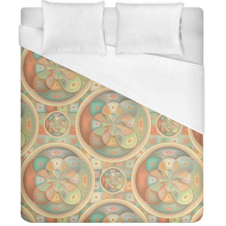 Complex Geometric Pattern Duvet Cover (California King Size)