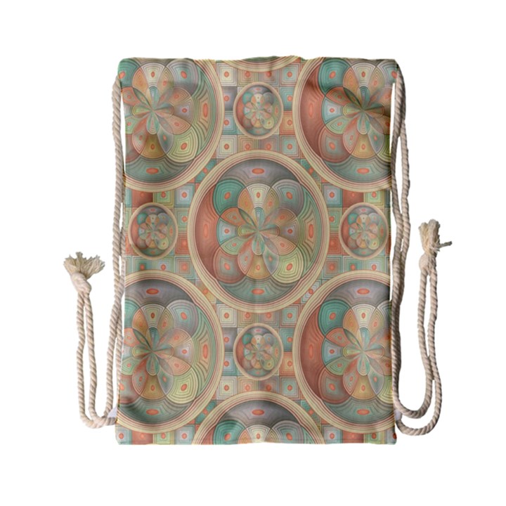 Complex Geometric Pattern Drawstring Bag (Small)