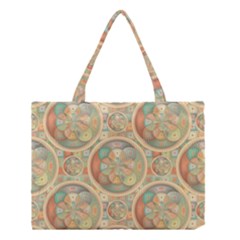 Complex Geometric Pattern Medium Tote Bag by linceazul