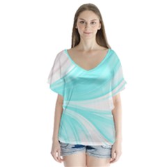 Colors Flutter Sleeve Top by ValentinaDesign