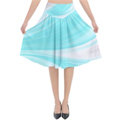 Colors Flared Midi Skirt by ValentinaDesign