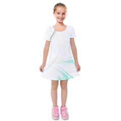 Colors Kids  Short Sleeve Velvet Dress by ValentinaDesign