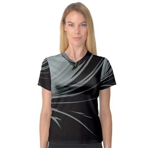 Colors Women s V-neck Sport Mesh Tee by ValentinaDesign