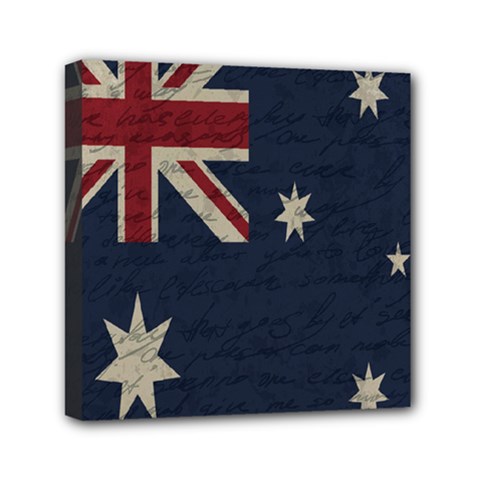 Vintage Australian Flag Mini Canvas 6  X 6  by ValentinaDesign