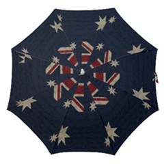 Vintage Australian Flag Straight Umbrellas by ValentinaDesign