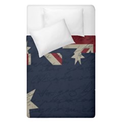 Vintage Australian Flag Duvet Cover Double Side (single Size) by ValentinaDesign