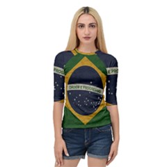 Vintage Flag - Brasil Quarter Sleeve Tee