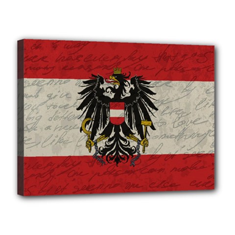 Vintage Flag - Austria Canvas 16  X 12  by ValentinaDesign