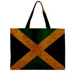 Vintage Flag - Jamaica Zipper Mini Tote Bag by ValentinaDesign