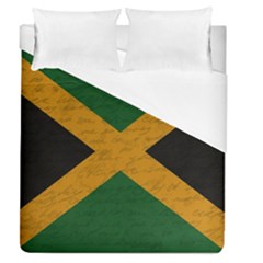 Vintage Flag - Jamaica Duvet Cover (queen Size) by ValentinaDesign