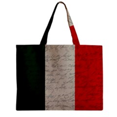 Vintage Flag - Italia Zipper Mini Tote Bag by ValentinaDesign