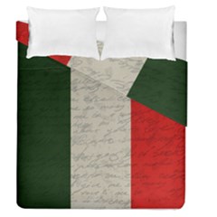 Vintage Flag - Italia Duvet Cover Double Side (queen Size) by ValentinaDesign