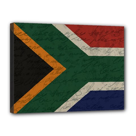 Vintage Flag - South Africa Canvas 16  X 12  by ValentinaDesign