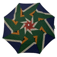 Vintage Flag - South Africa Straight Umbrellas by ValentinaDesign