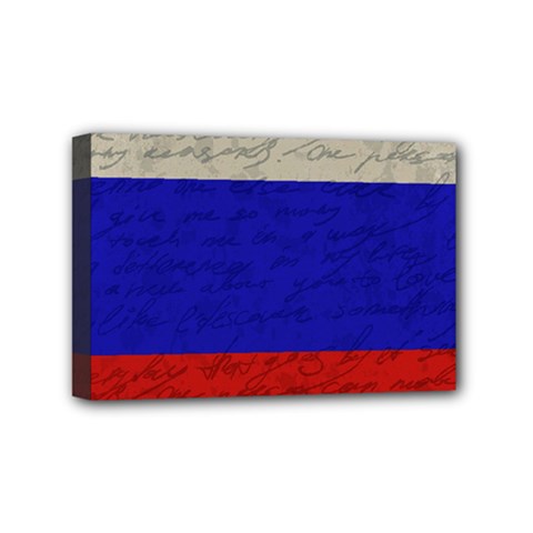 Vintage flag - Russia Mini Canvas 6  x 4 