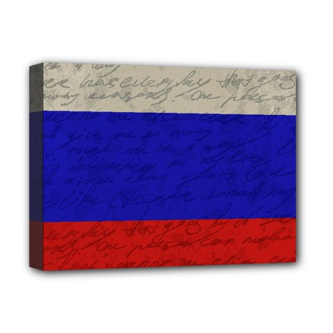 Vintage flag - Russia Deluxe Canvas 16  x 12  