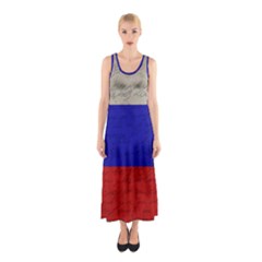 Vintage flag - Russia Sleeveless Maxi Dress