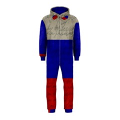 Vintage flag - Russia Hooded Jumpsuit (Kids)