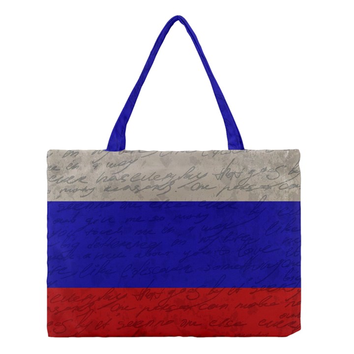 Vintage flag - Russia Medium Tote Bag