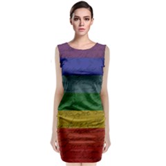 Vintage Flag - Pride Classic Sleeveless Midi Dress by ValentinaDesign