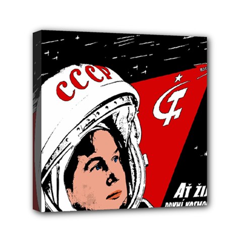 Valentina Tereshkova Mini Canvas 6  X 6  by Valentinaart