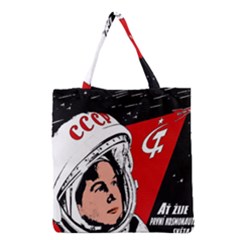 Valentina Tereshkova Grocery Tote Bag by Valentinaart