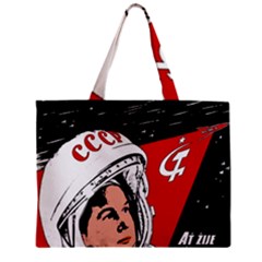 Valentina Tereshkova Zipper Mini Tote Bag by Valentinaart