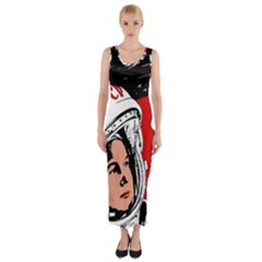 Valentina Tereshkova Fitted Maxi Dress by Valentinaart