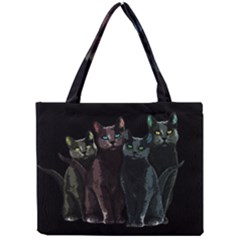 Cats Mini Tote Bag by Valentinaart