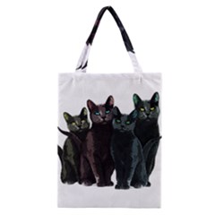 Cats Classic Tote Bag by Valentinaart