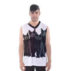 Cats Men s Basketball Tank Top by Valentinaart