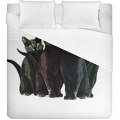 Cats Duvet Cover (king Size) by Valentinaart