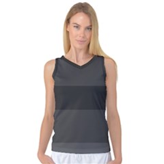 Gray And Black Thick Stripes Women s Basketball Tank Top by digitaldivadesigns