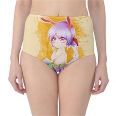 Easter Bunny Furry High-waist Bikini Bottoms by Catifornia