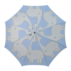 Grumpy Persian Cat Llama Golf Umbrellas by Catifornia