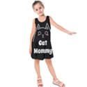 Love My Cat Mommy Kids  Sleeveless Dress View1