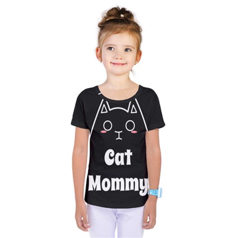 Love My Cat Mommy Kids  One Piece Tee by Catifornia