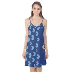 Blue Fish Sea Beach Swim Yellow Predator Water Camis Nightgown by Mariart