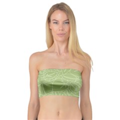 Blender Greenery Leaf Green Bandeau Top by Mariart