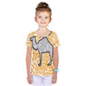 Animals Camel Animals Deserts Yellow Kids  One Piece Tee View1