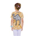 Animals Camel Animals Deserts Yellow Kids  One Piece Tee View2