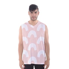 Donut Rainbows Beans Pink Men s Basketball Tank Top by Mariart