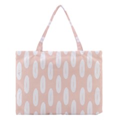 Donut Rainbows Beans White Pink Food Medium Tote Bag by Mariart