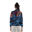 Fish Out Of Water Monster Space Rainbow Circle Polka Line Wave Chevron Star Wind Breaker (Women) View2